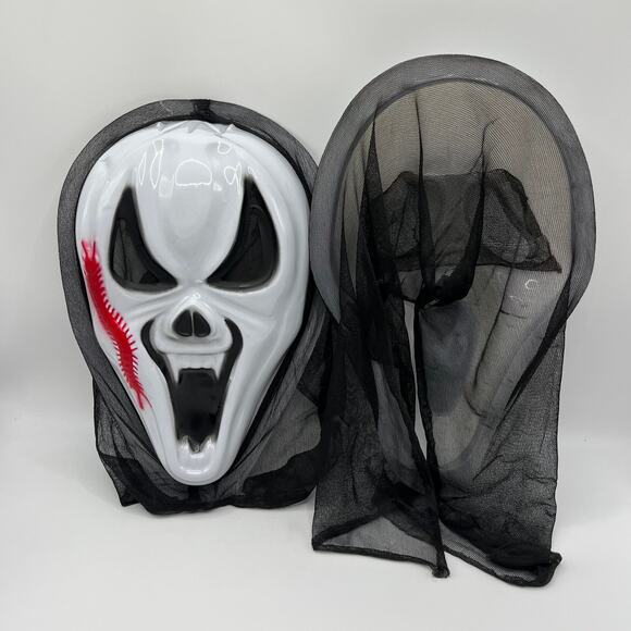 Ghost Mask, Devil Mask, Halloween Grim Reaper Mask, Party Supplies - Picture 3 of 5